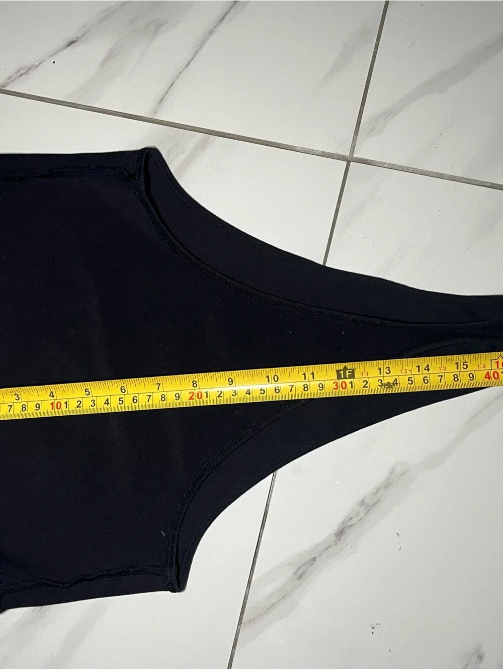 Alo Black High-Cut One-Piece Body Suit